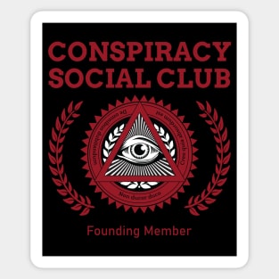 illuminati Conspiracy Club Sticker